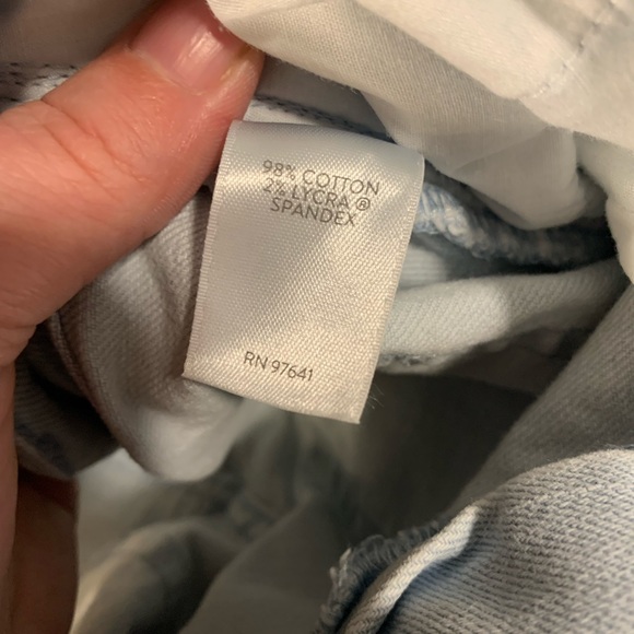 J. Jill denim high rise cropped light wash women’s size 8 - Picture 5 of 7